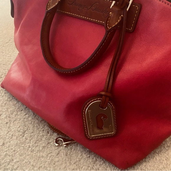 Dooney and Bourke Genuine Florentine Vacchetta Leather Bag - Picture 8 of 10